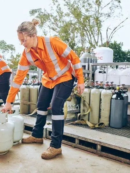 Bisley Women's Apex 240 Taped Ripstop Cargo Pant BPCL8580T - Flash Uniforms